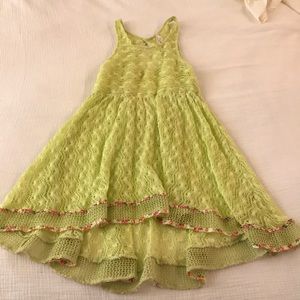 ‘New Romantics’ Yellow Lace Babydoll Sun Dress